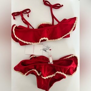 Kids Red Zimmerman Swimsuit NWT